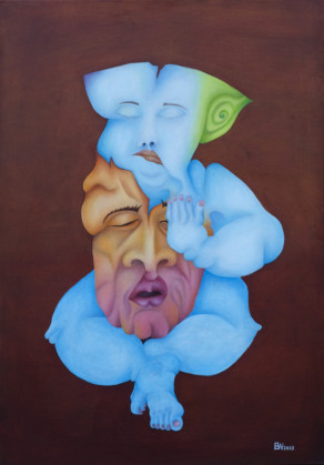 in control, oilpainting 70cm x 100cm
