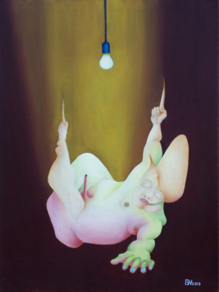 myself_zero, oilpainting 60cm x 80cm