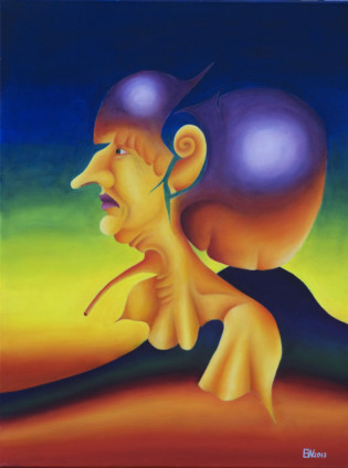 myself_thirtyseven, oilpainting 60cm x 80cm