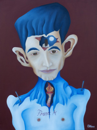 my kafka, oilpainting 60cm x 80cm